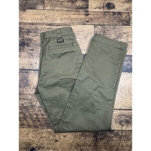 Filson Mens Chino Pants 30x34 Marsh Olive Green Cotton Blend FCOP014046 20139279